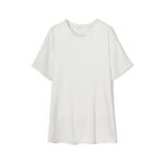 Top ample essentiel en satin blanc