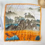Foulard en satin Aline