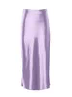 Jupe légère en satin violet